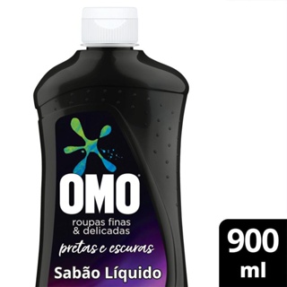 Lava Roupas Líquido Omo Roupas Finas e Delicadas Pretas e Escuras com 900ml em Oferta na Shopee
