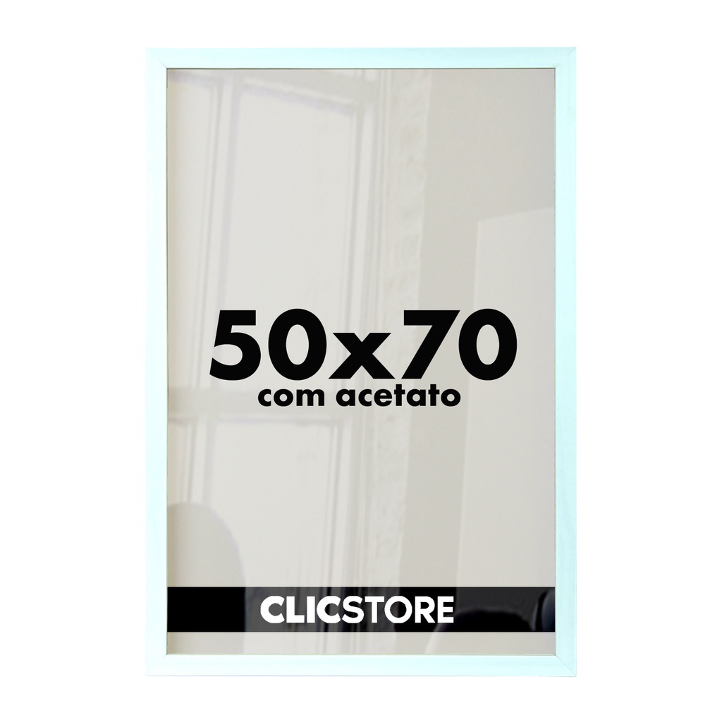 Moldura 50x70cm Com Acetato Quadros Poster Foto Quarto Sala Casa Parede Certificados Madeira Fundo Decorativo Imagem