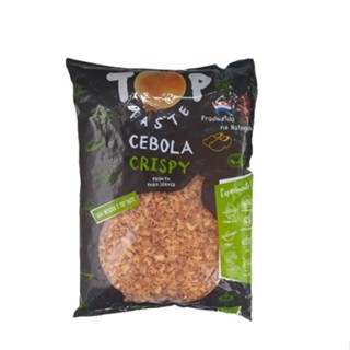 cebola crispy pacote 1kg crocante saborosa alta qualidade