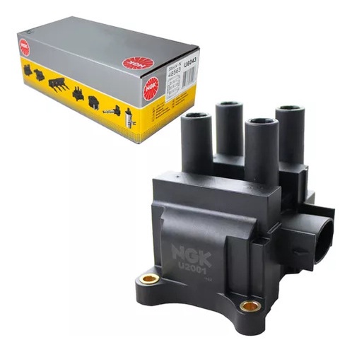 Bobina Ignição Ecosport 1.6 8v Zetec Rocan Novo Original Ngk