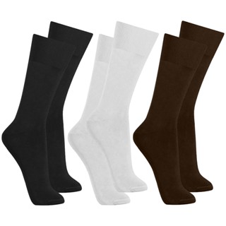 Kit com 3 Meias Social Clássica Masculina Tamanho Plus Lupo