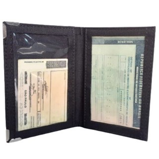 Carteira Porta Documento Carro Moto Slim Cabe Rg Cnh