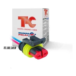 Plug Chicote 2 Vias Bobina Ignição Palio Uno Tempra Tc 1018