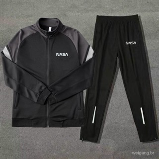 Official Website New Spring and Autumn Coat Sports Suit Jacket Couple Wear Li Ling Trendy Men and Women 2024nasa Same Style as the Official Products 9nv1