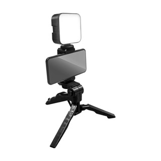 Kit Vlog Com Tripé e Luz Led Para Smartphone Multi- AC401