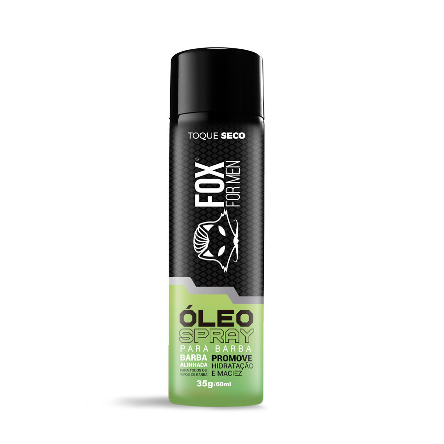 Óleo de Barba Spray 60ml Fox For Men Elegância e Estilo