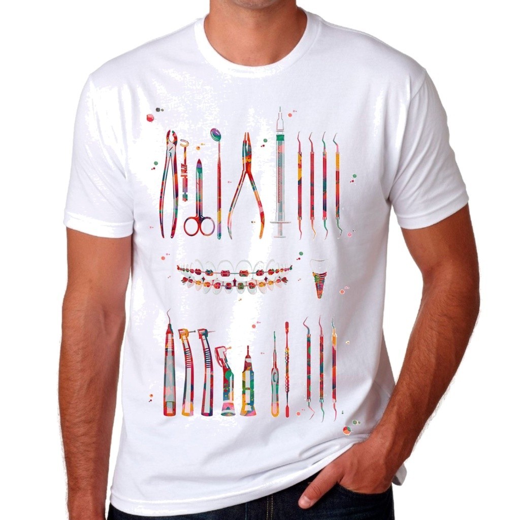 Camisa Odontologia T-shirt Blusa Camiseta 60 CP.