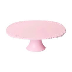 Boleira Rosa - 31x31x10cm - 1 unidade - Cromus - Rizzo