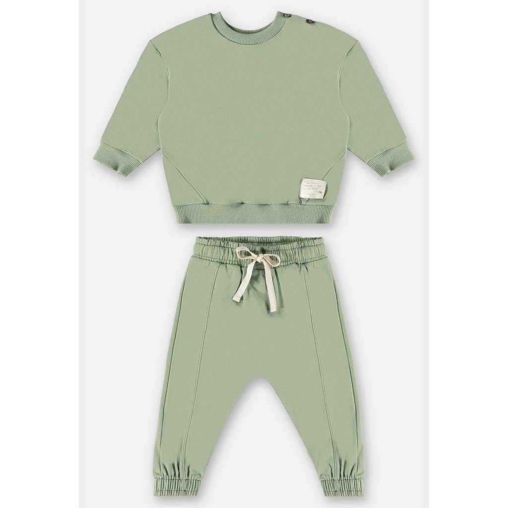 Conjunto Blusão e Calça Unissex para Bebê Up Baby - Baby & Kids Fashion