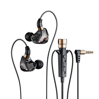 fone de ouvido esporte com cancelamento ruído fones com microfone dinâmico hd para gravação canto ao vivo KT-02 3.5mm em Oferta na Shopee