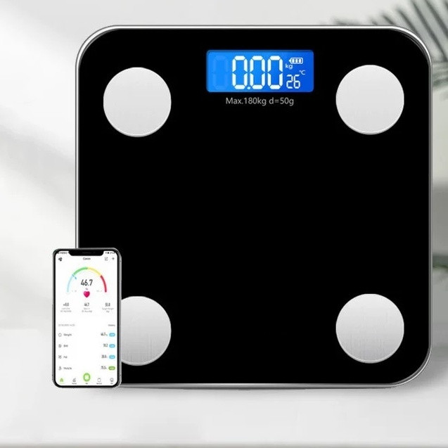 Balança Digital Bioimpedância Corporal 180kg Aplicativo