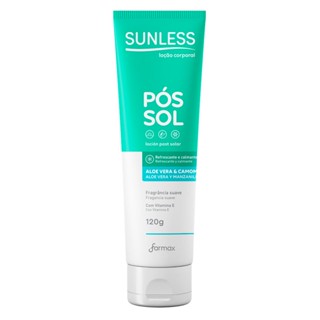 Loção Corporal Pós-Sol Sunless Aloe Vera E Camomila 120g