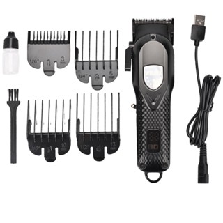 Maquina de Cortar Cabelo Wmark NG 119 Preto Profissional