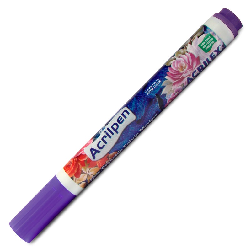 Caneta para tecido Acrilpen Violeta 516 Acrilex - Stationery