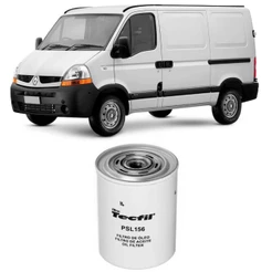 Filtro Óleo Renault Master 2.5 2.8 98 A 2013 Tecfil