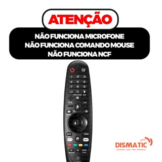 Controle Para Tv Compatível AKB75855501 Tv Smart Magic Controle Universal MR19 MR20 4K Com Garantia