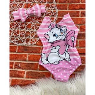Body maiô infantil gata marie