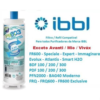 Refil Filtro Ibbl C+3 Purificador D Água Compatível Ibbl