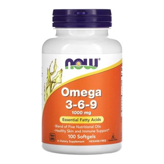 Ômega 3-6-9 1.000mg Now Foods 100 Caps Softgels