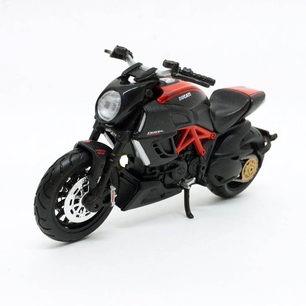 Miniatura Moto Ducati Diavel Carbon - Preta - 1:18 - Maisto