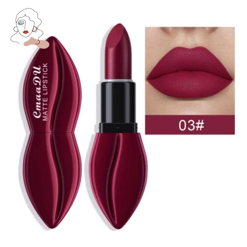Batom Mate 24 Horas Copo Antiaderente De Veludo De Longa Duração À Prova D'água Para Meninas E Mulheres Maquiagem Labial Colorida Personalidade Cosmética — imagem 1