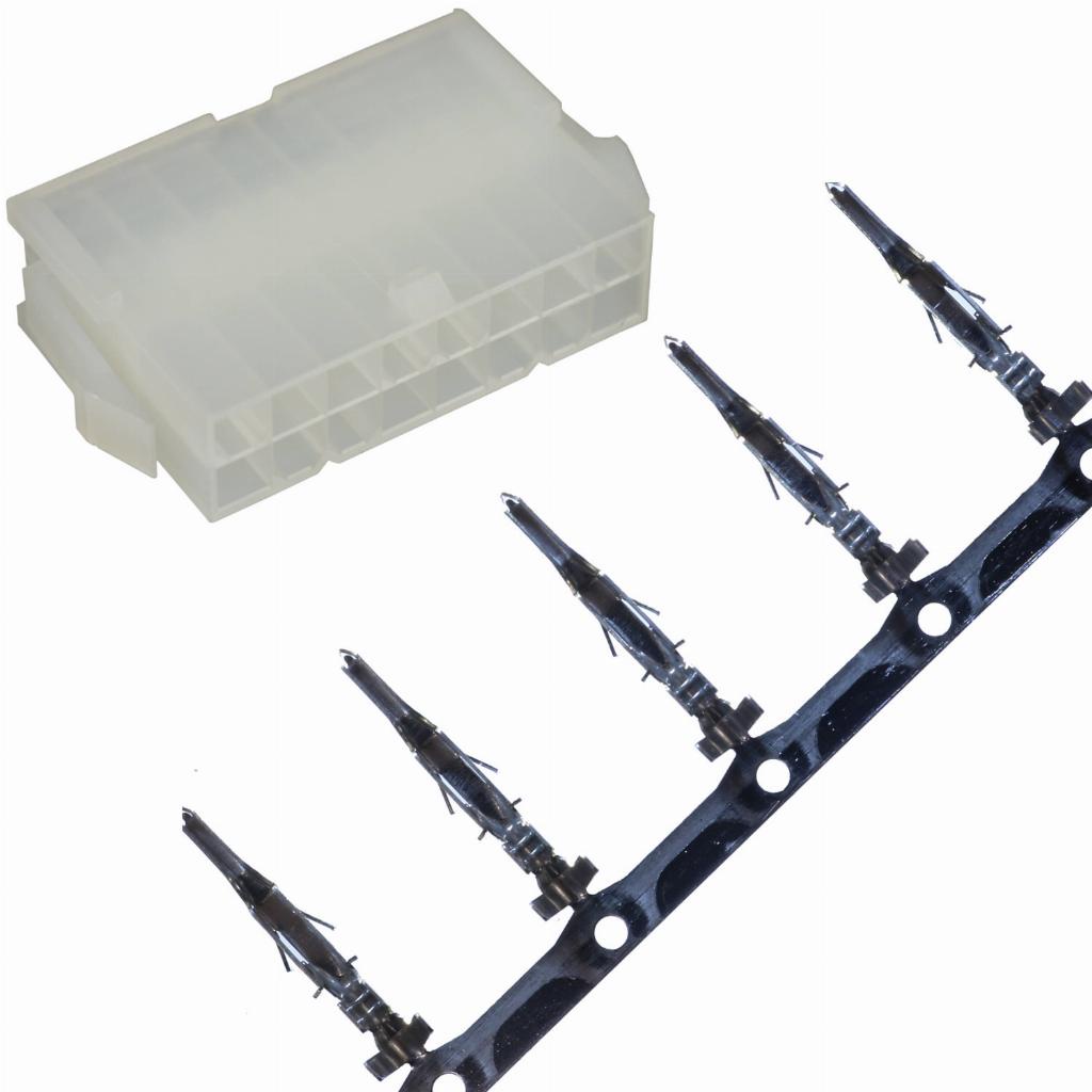 20 Kits Terminal e Alojamento Fêmea Mini Fit 16 Vias 4,20mm