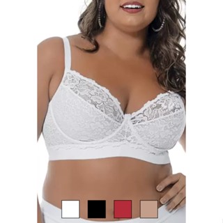Sutiã Plus Sustentação Renda Com Aro Antinea Demillus 064021