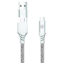 Cabo Thunder 65W 2 em 1 Tipo C/Tipo C/USB-A Carregamento Ultra Rápido - 1,8M - Gshield