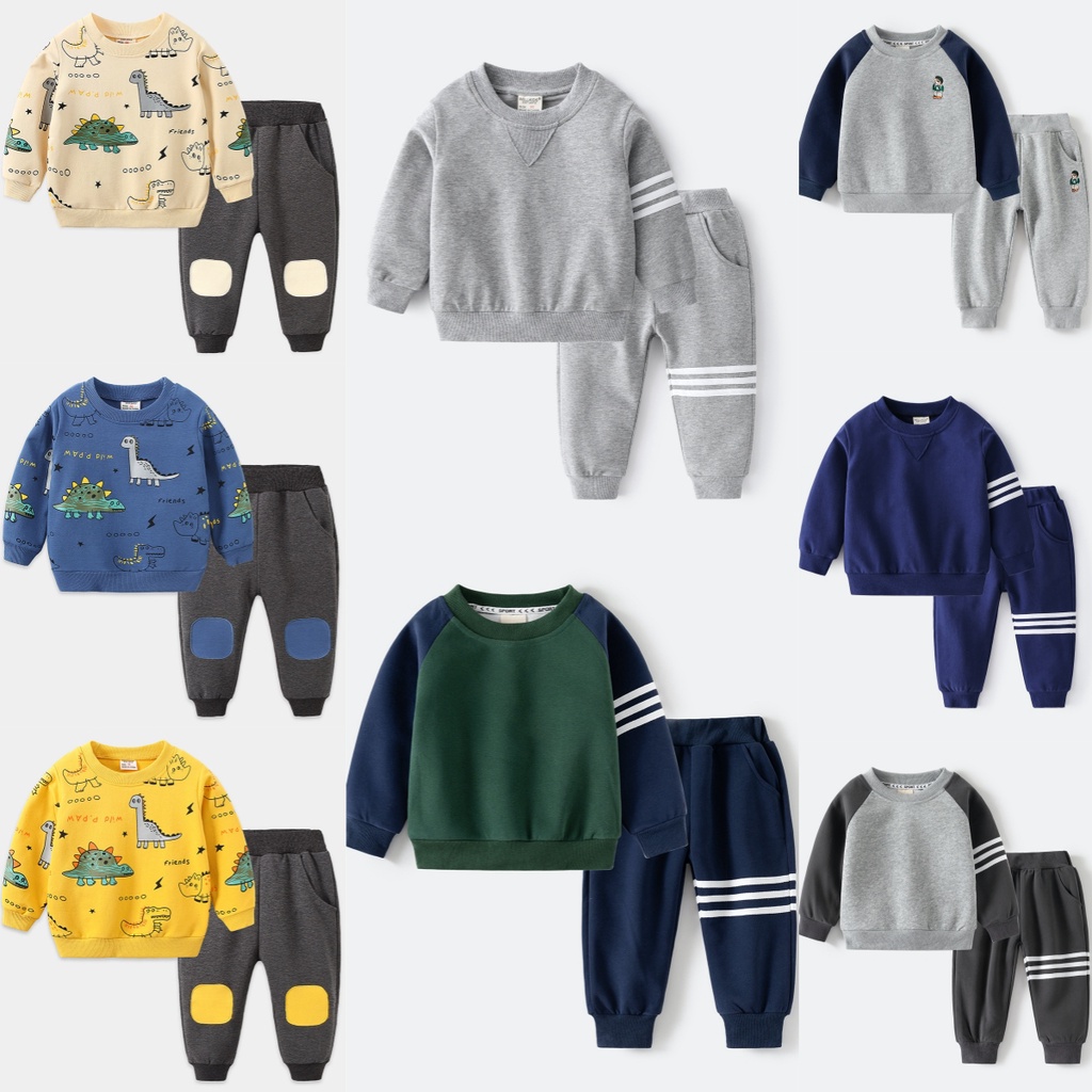 Crianças roupas terno primavera outono roupas terno esportivo crianças roupas estudante algodão roupas esportivas soltas