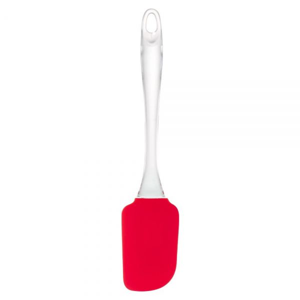Espátula de Silicone Vermelha Com Cabo de Acrílico 24cm - 1 Unidade - Clink - Rizzo em Oferta na Shopee
