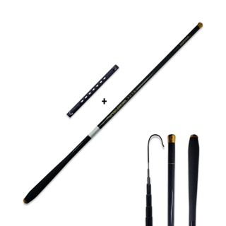 Vara Telescópica Pesca Ultralight 100% Fibra de Carbono Ultra Leve de Mão