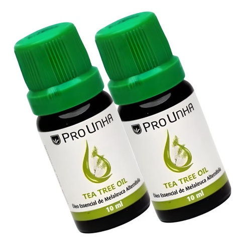 2 Antisséptico Fungicida Unhas Óleo Melaleuca 10ml Pro Unha