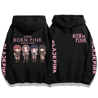 Moletom Canguru Black Pink Chibi Born Pink Tour