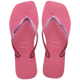 Chinelo Havaianas Slim Square Glitter