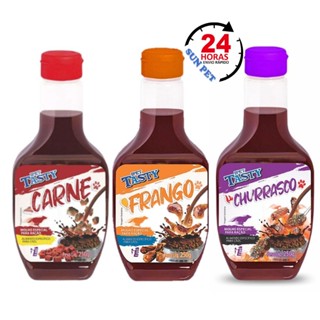 Kit 3un Molho Especial Para Ração Cães Cremoso iPet Tasty 250g