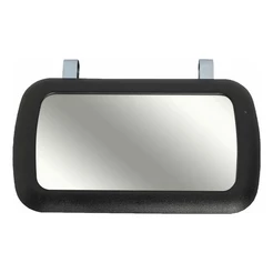 Espelho Para Quebra Sol Automotivo Universal Moldura Preta