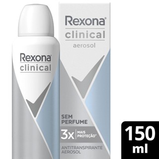Desodorante Antitranspirante Rexona Clinical Sem Perfume com 150ml
