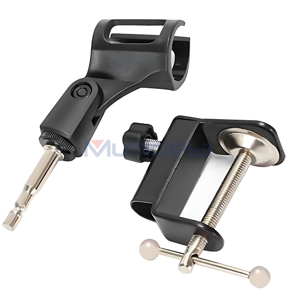 Multideia Suporte Microfone P/gravação Áudio Som Articulável