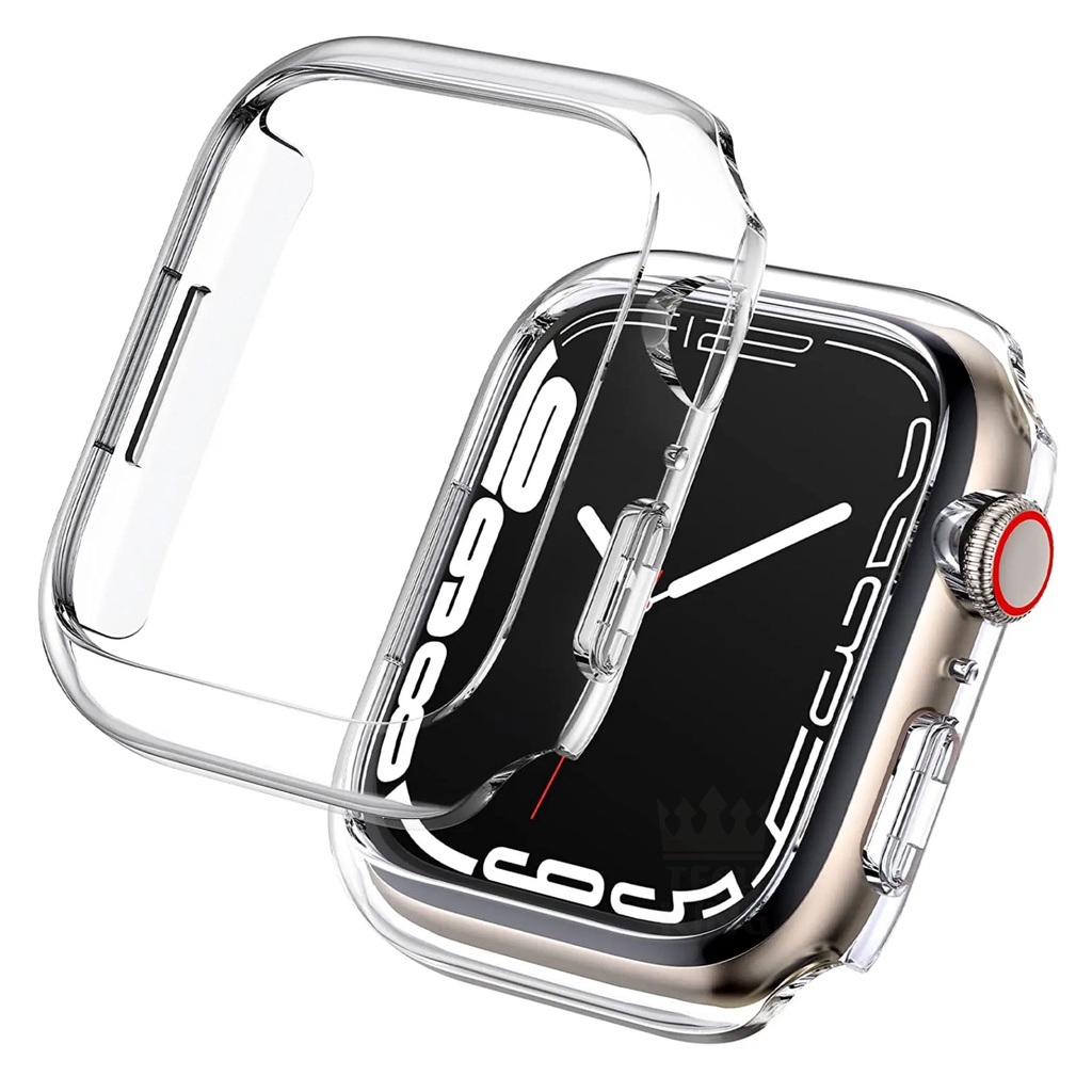 Capa Bumper Tela Vazada Acrílica Para Apple Watch Serie 7