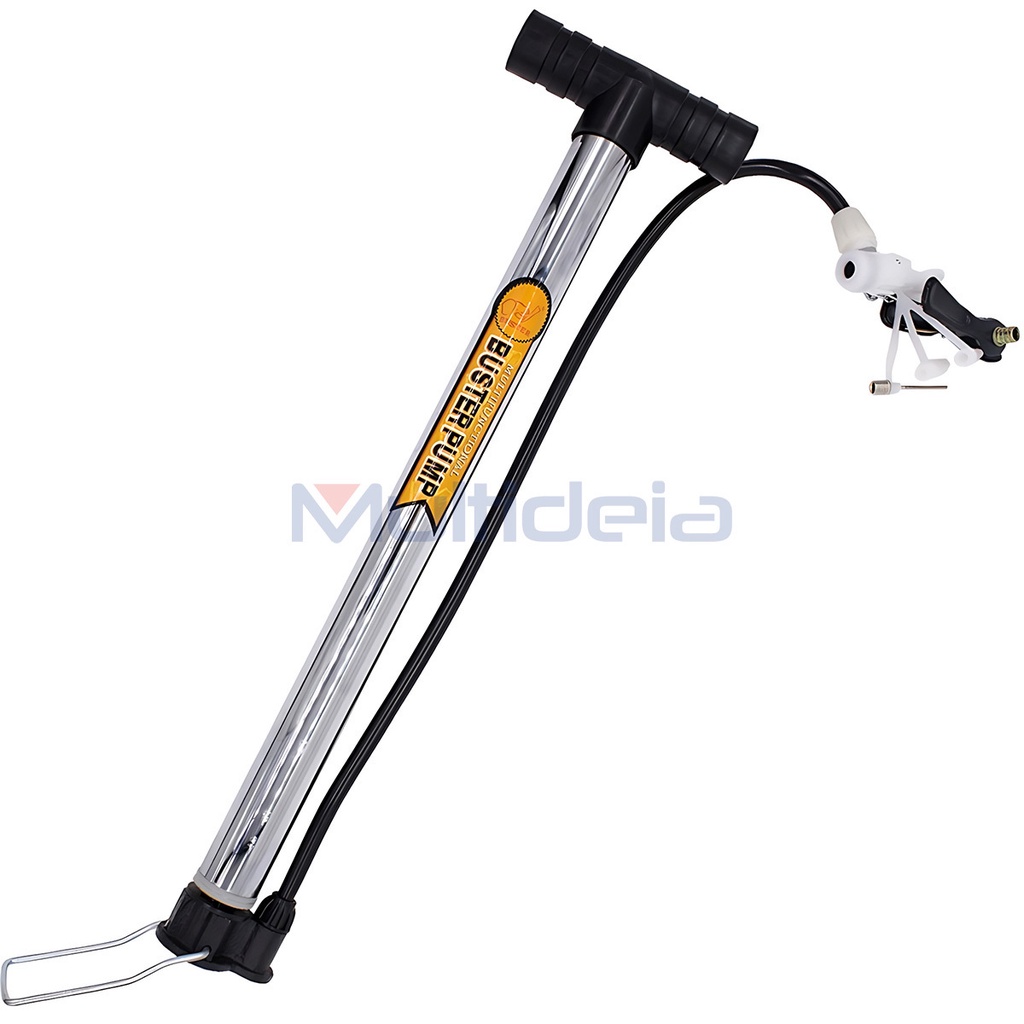 Bomba de Ar Manual Bolas Pneus Bicicletas Bikes Colchões Boias Brinquedos Infláveis 5 Bicos Cabo Emborrachado em Oferta na Shopee