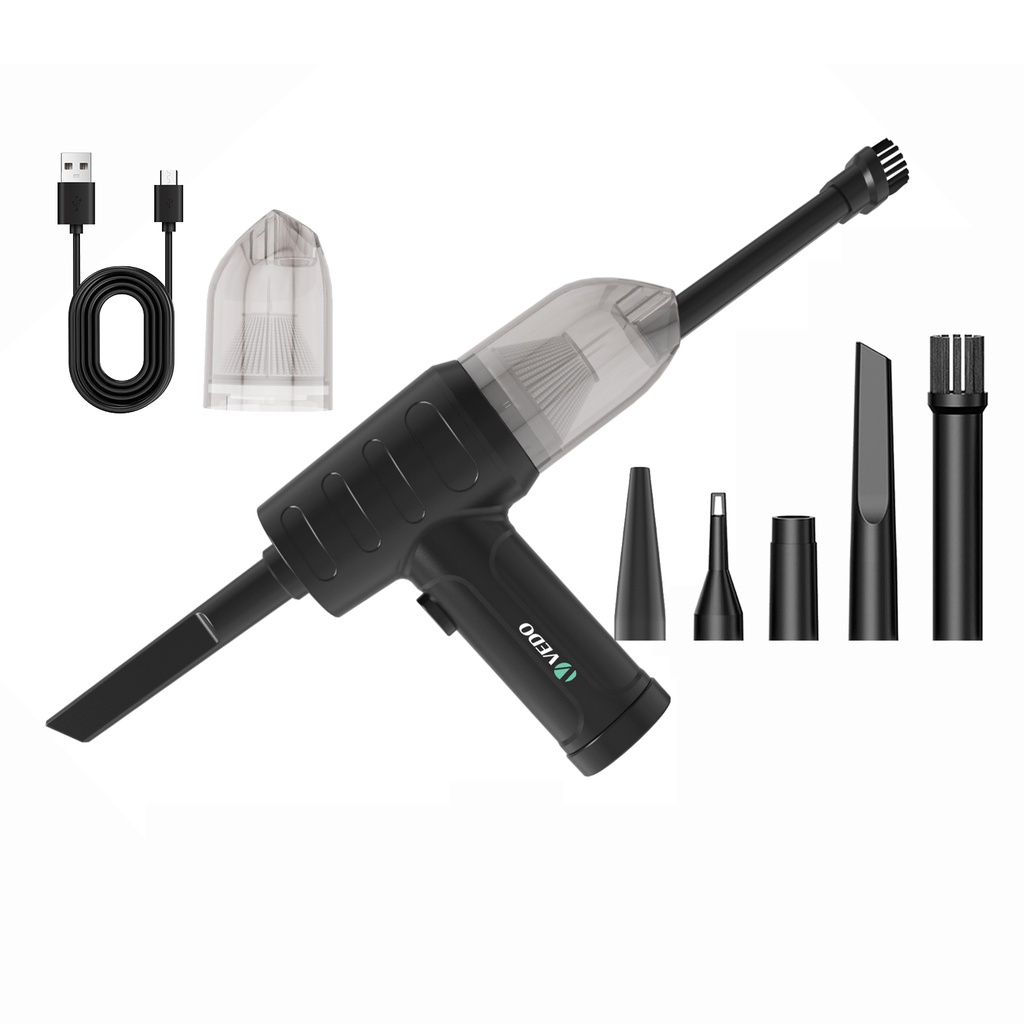 2 em 1 Mini Aspirador Portátil Automotivo Potente Recarregável de sopro e sucção 55000 RPM em Oferta na Shopee