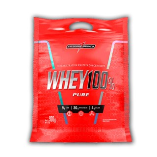 Whey Protein 100% Pure Concentrado 900g Refil - Integralmedica
