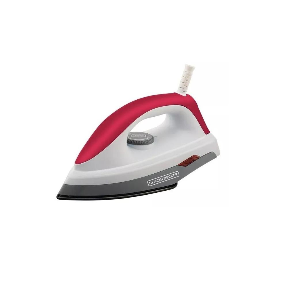 Ferro De Passar Á Seco F300 1000W Black & Decker Branco/Verm