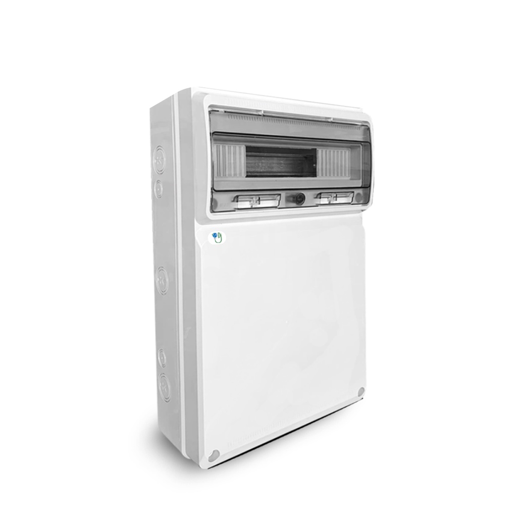 Caixa de Passagem Acquacombi IP65 16 Polos Din P/ Montagem de Painéis Famatel C/ Visor Fumê