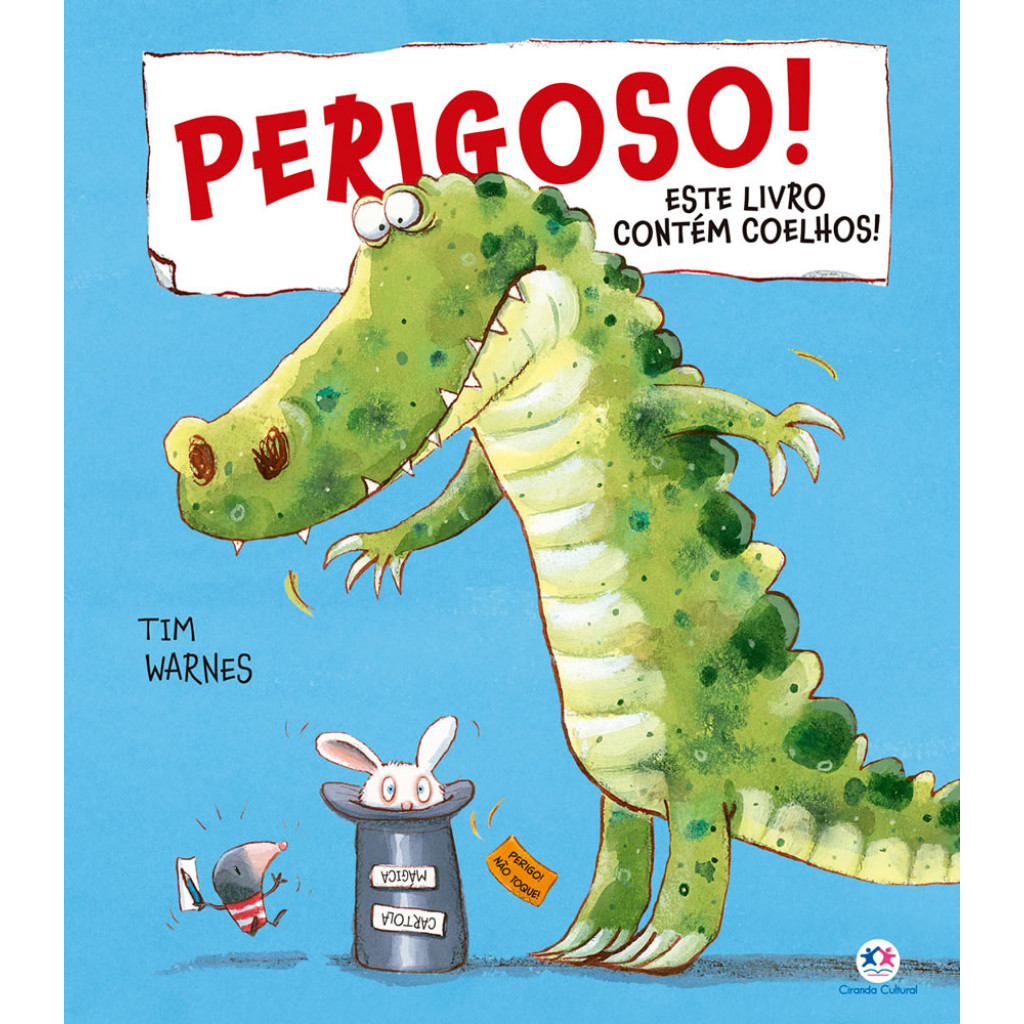PERIGOSO! ESTE LIVRO CONTÉM COELHOS! em Oferta na Shopee