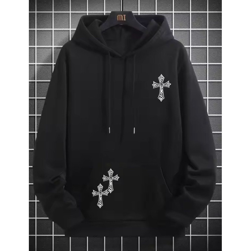 Moletom Canguru Capuz Cruz Moda Casual Lançamento, Moletom Casual de Inverno, Alta Qualidade Promoção Envio Rápido