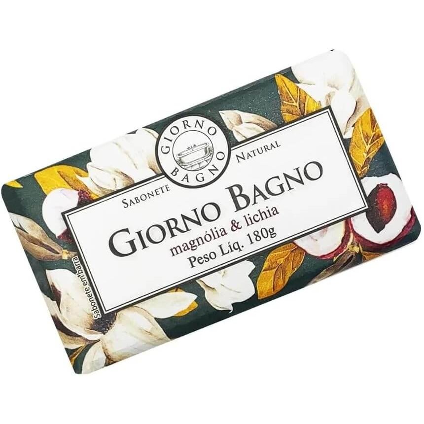 Sabonete em Barra Giorno Bagno Magnólia e Lichia 180g