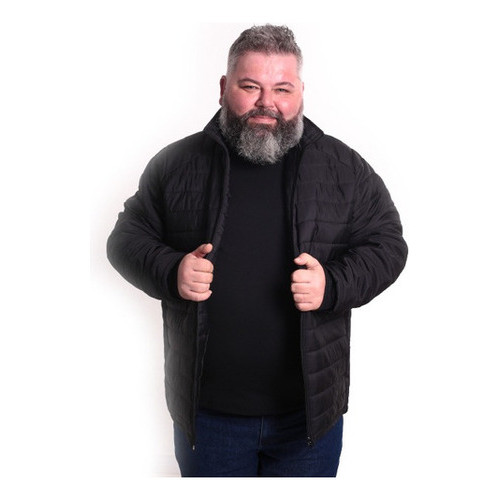 Jaqueta Forrada Masculina PLUS SIZE Nylon TAMANHOS GRANDES G1 G2 G3 Puffer Bobojaco Matelado Frio