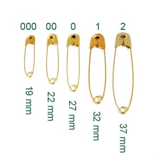 Alfinete de Segurança Dourado c/100 unidades em Oferta na Shopee