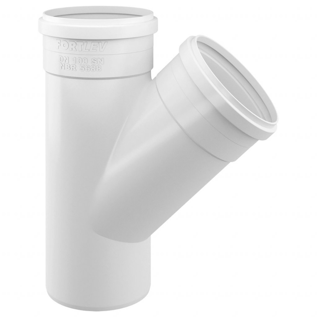Juncao Simples Para Esgoto 150mm Fortlev em Oferta na Shopee